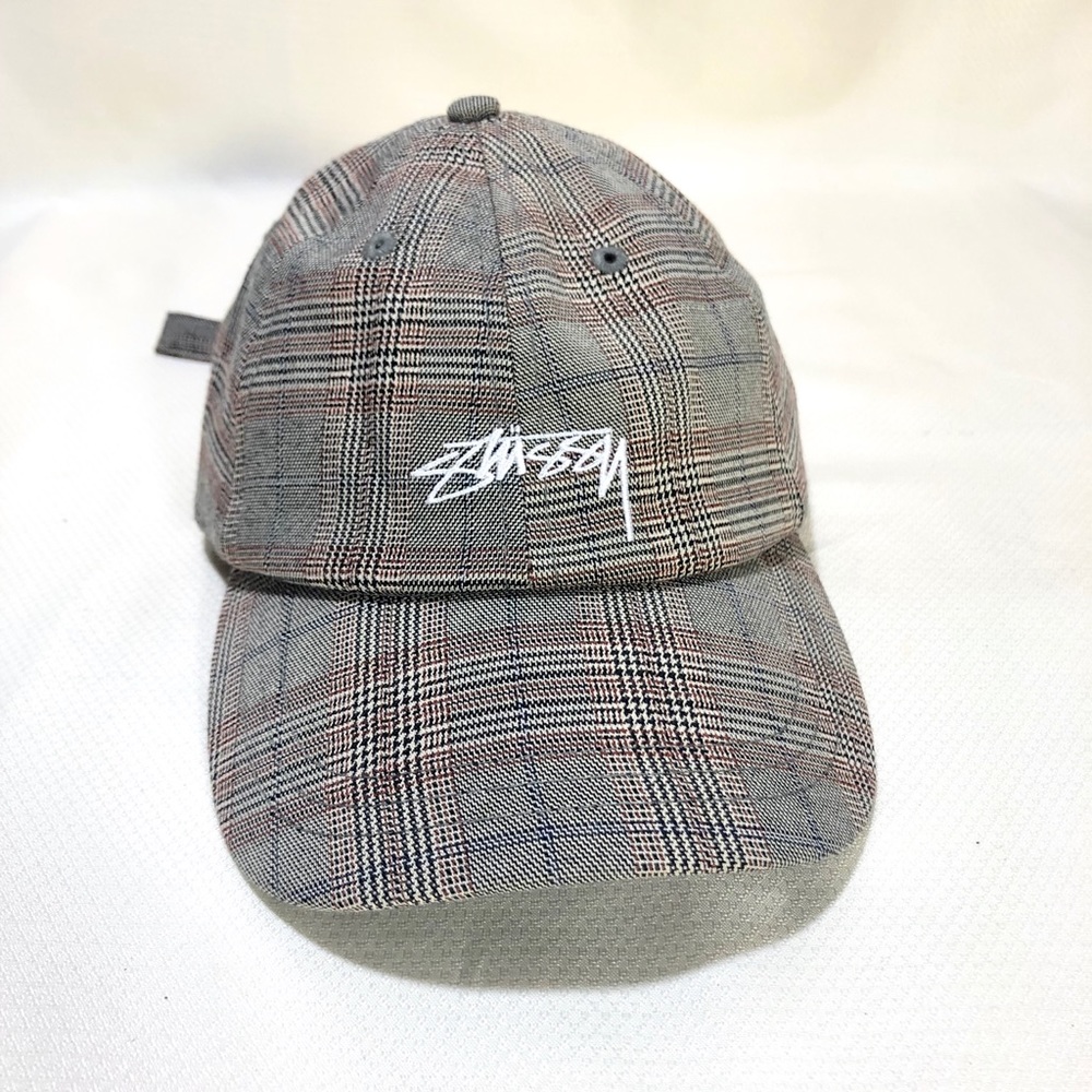STUSSY PLAID CAP